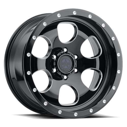 American Outlaw Gambler Gloss Black W/ Milled Windows