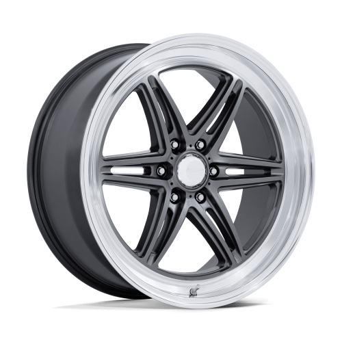 American Racing AR953 Groove 6 Drag Anthracite w/ Diamond Cut Lip - Part Number AR953AD22956325 American Racing AR953 Groove 6 Drag Anthracite w/ Diamond Cut Lip Photo