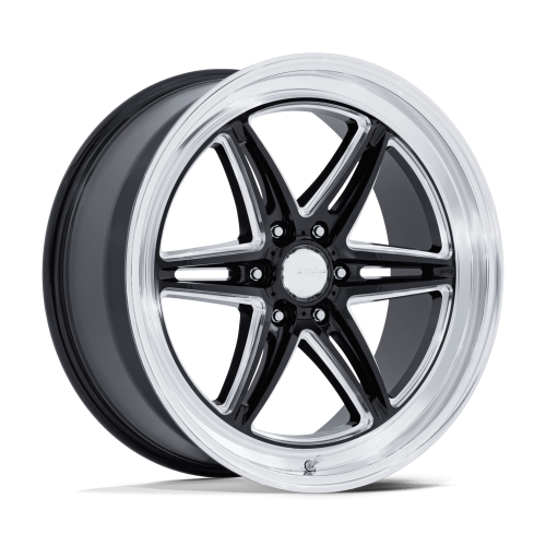 American Racing AR953 Groove 6 Drag Gloss Black Milled w/ Diamond Cut Lip Photo