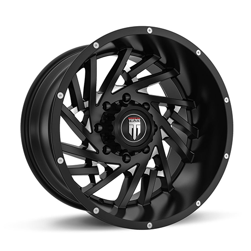 American Truxx Web AT161 Black W/ Milled Spokes Photo