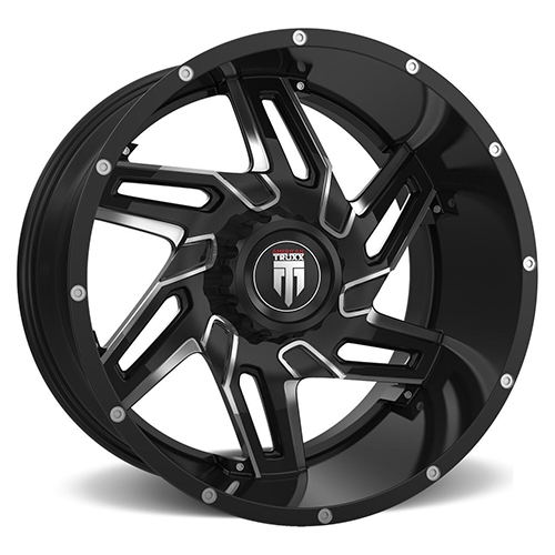 American Truxx Spurs AT186 Black W/ Milled Spokes Photo