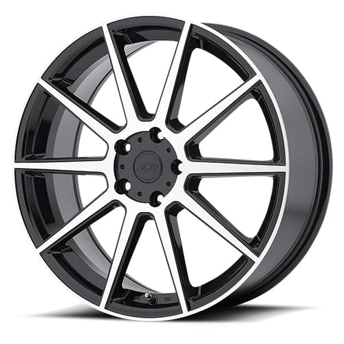 American Racing AR908 Gloss Black W/ Machined Face - Part Number AR90877512342 American Racing AR908 Gloss Black W/ Machined Face Photo