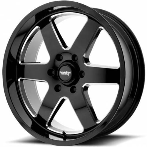 American Racing Patrol AR926 Black W/ Milled Spokes - Part Number AR92689063312 American Racing Patrol AR926 Black W/ Milled Spokes Photo