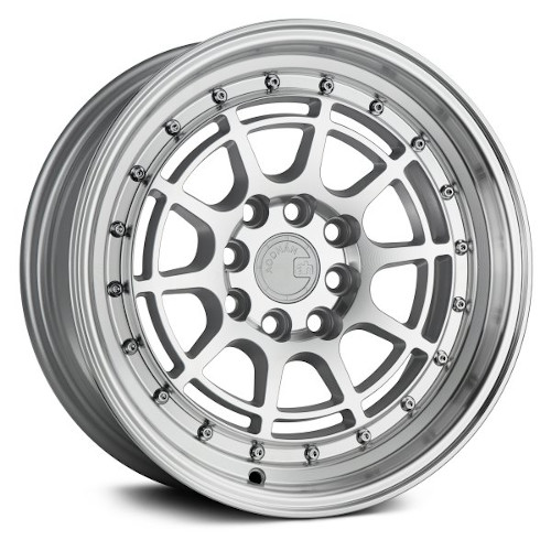 Aodhan AH04 Silver W/ Machined Face & Lip - Part Number AH0415804100114320SML Aodhan AH04 Silver W/ Machined Face & Lip Photo