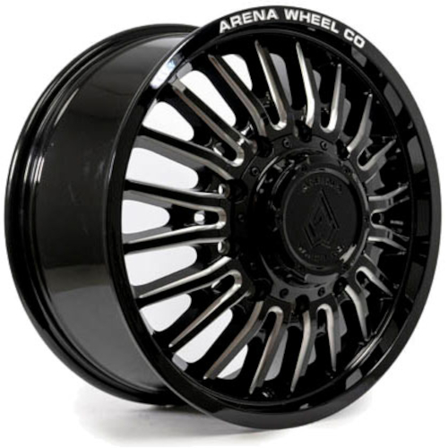 Arena A113 Dually Thunder Front Gloss Black Milled - Part Number A113228292P10516 Arena A113 Dually Thunder Front Gloss Black Milled Photo