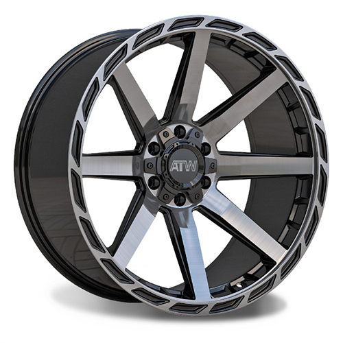 ATW Offroad Everglades Gloss Black Brushed Face W/ Dark Tint