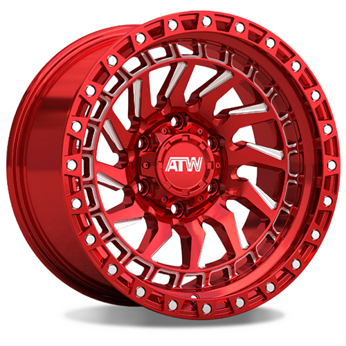 ATW Offroad Culebra Candy Red W/ Milled Spokes & Stainless Bolts Photo