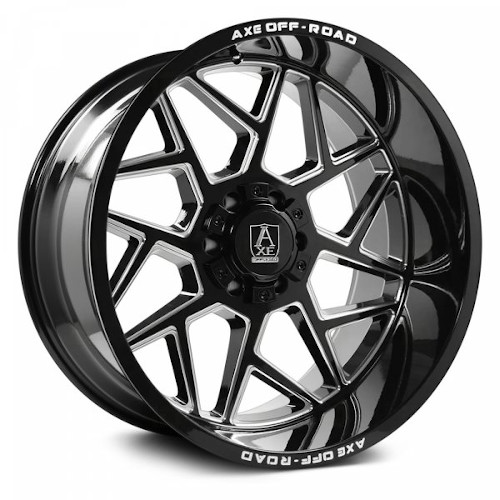 Axe Off-Road Nemesis Gloss Black W/ Doubled Milled Spokes Photo