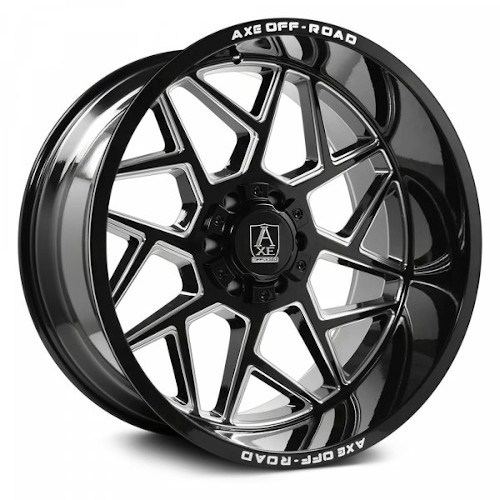 Axe Off-Road Nemesis Gloss Black W/ Doubled Milled Spokes Photo