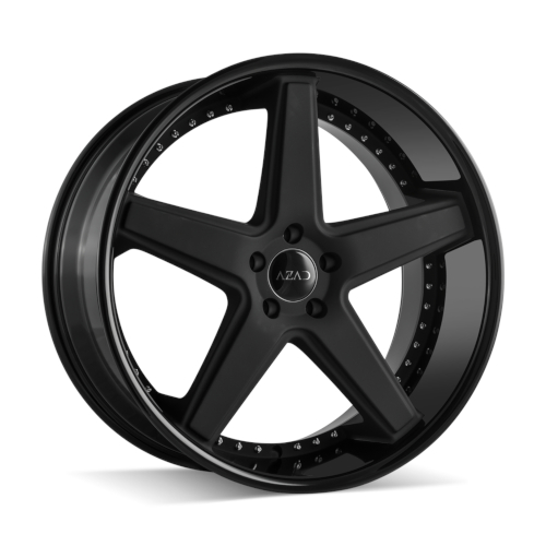 Azad AZ008 Matte Black With Gloss Black Lip - Part Number AZ0082295114+35MB/GBL Azad AZ008 Matte Black With Gloss Black Lip Photo