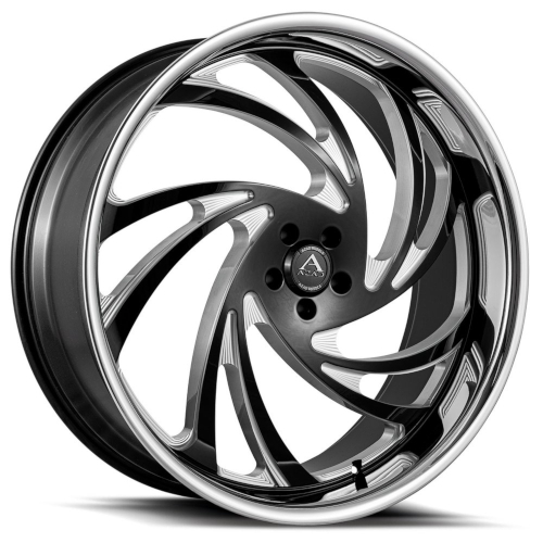 Azad AZ Drip Black Milled With Stainless Lip Photo