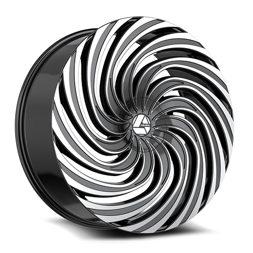 Azara AZA-535 Gloss Black Machined Photo