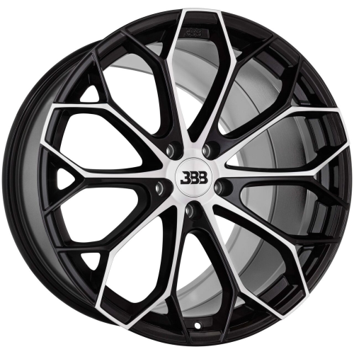 Big Baller Brand H153 Z09 Gloss Black With Machined Face - Part Number H153-Z09-1894 Big Baller Brand H153 Z09 Gloss Black With Machined Face Photo