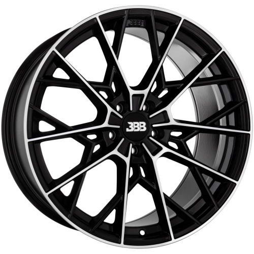 Big Baller Brand H157 Z10 Gloss Black With Machined Face - Part Number H157-Z10-1906 Big Baller Brand H157 Z10 Gloss Black With Machined Face Photo