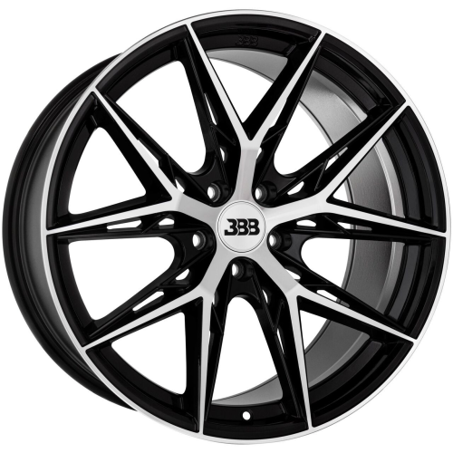 Big Baller Brand H159 Z11 Gloss Black With Machined Face - Part Number H159-Z11-1918 Big Baller Brand H159 Z11 Gloss Black With Machined Face Photo