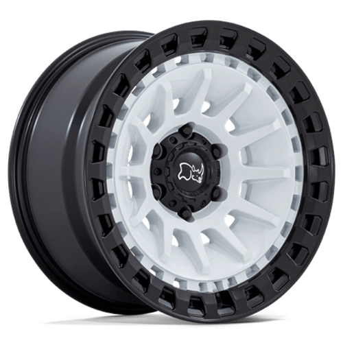 Black Rhino Barrage BR009 Gloss Black W/ Gloss White Center - Part Number BR009WM17856310N Black Rhino Barrage BR009 Gloss Black W/ Gloss White Center Photo
