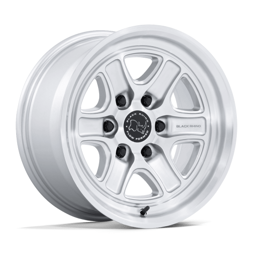 Black Rhino Br032 Echo Gloss Silver w/ Machined Face - Part Number BR032SD18908012 Black Rhino Br032 Echo Gloss Silver w/ Machined Face Photo