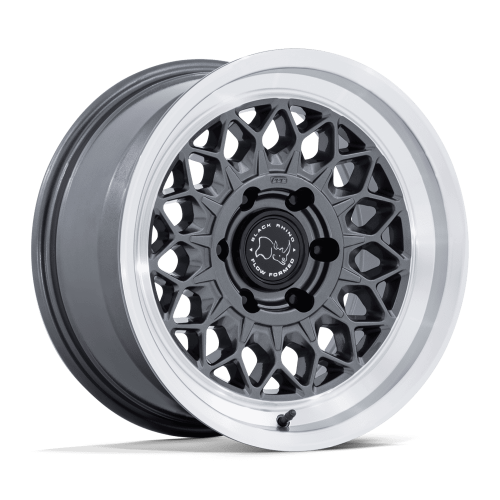 Black Rhino Br034 Graz Gloss Gunmetal w/ Machined Lip - Part Number BR034AD17856825 Black Rhino Br034 Graz Gloss Gunmetal w/ Machined Lip Photo