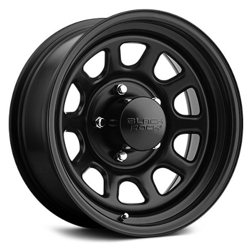 Black Rock Black D-Window 942 Black Wheels 6x5.5 - 16x8 +13 - 942B-686050
