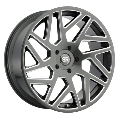 Black Rhino Cyclone Gunmetal W/ Milled Spokes - Part Number 2090CYC156114G76 Black Rhino Cyclone Gunmetal W/ Milled Spokes Photo