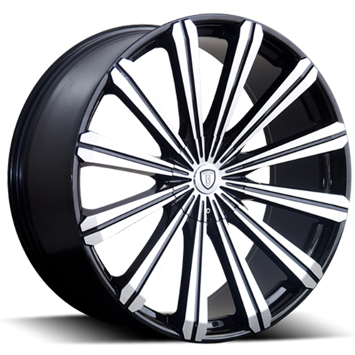 Borghini B18 Black Machined w/ Aluminum Cap - Part Number B1826005013BM Borghini B18 Black Machined w/ Aluminum Cap Photo