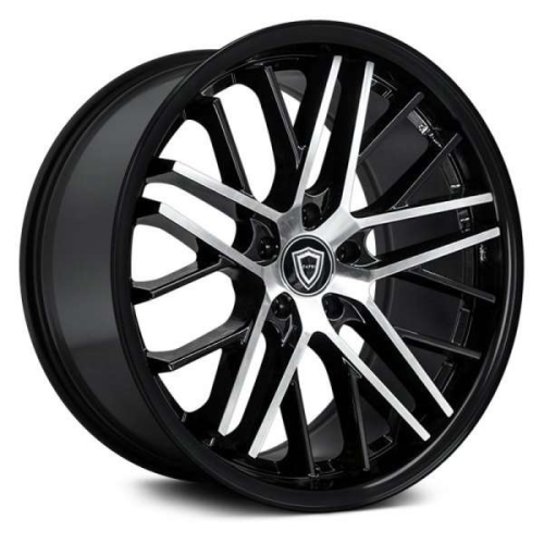 Capri Luxury C0104 Black Machined - Part Number 0104209512035BP Capri Luxury C0104 Black Machined Photo