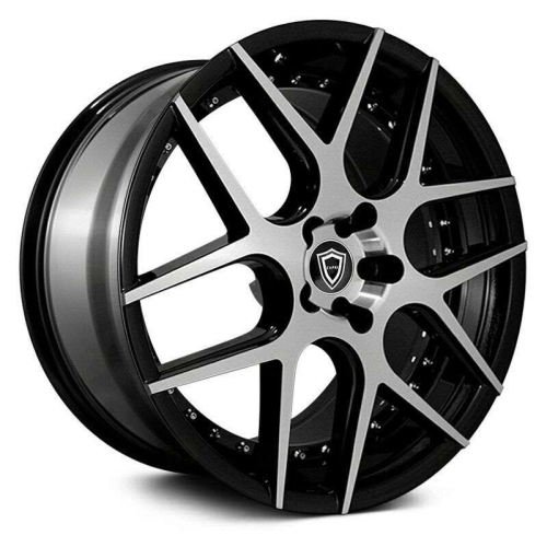 Capri Luxury C0136 Black Machined - Part Number 013622105512040BP Capri Luxury C0136 Black Machined Photo