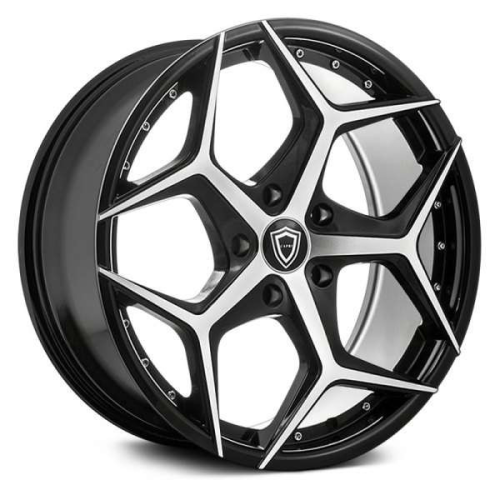 Capri Luxury C5194 Black Machined - Part Number 51942085511515BP Capri Luxury C5194 Black Machined Photo