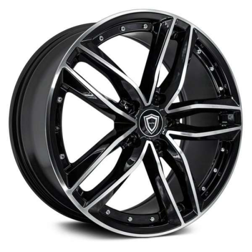 Capri Luxury C5228 Black Machined