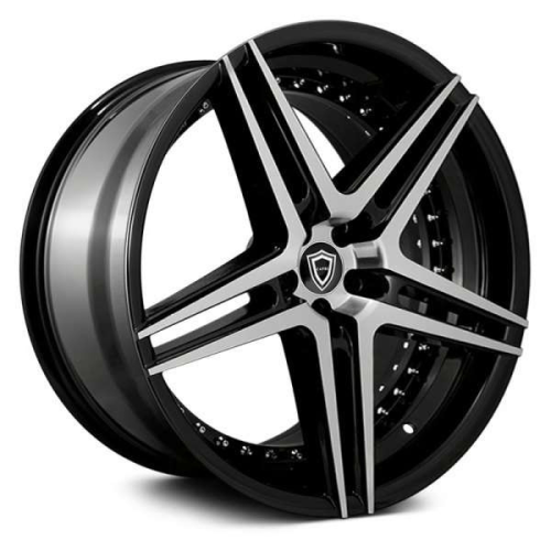 Capri Luxury C5260 Black Machined - Part Number 5260229511515BP Capri Luxury C5260 Black Machined Photo