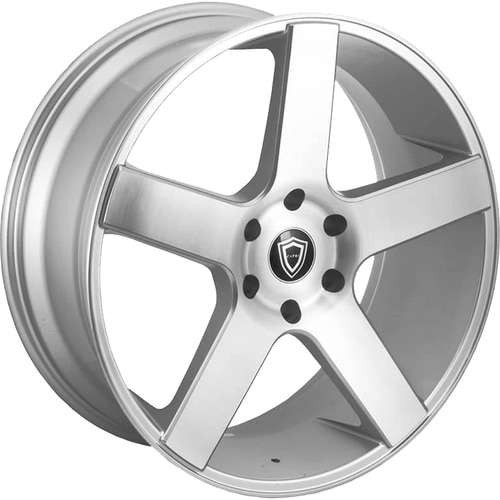 Capri Luxury C5288B Silver Machined - Part Number 5288B2295511515SM Capri Luxury C5288B Silver Machined Photo