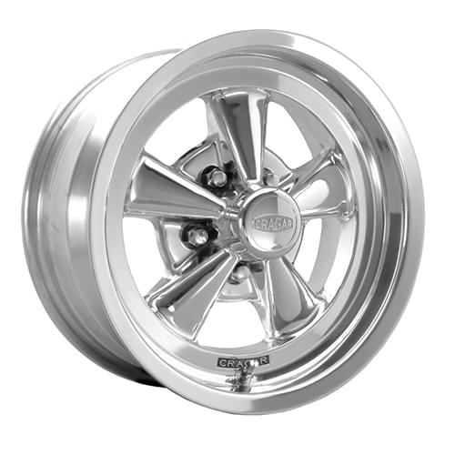 Cragar GT RWD 610 Polished Wheels 5x4.5 - 15x8 +0 - 610P-581245