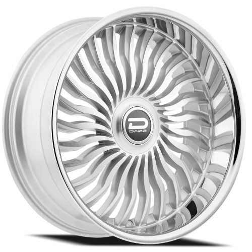 Dazz D102 Snatch Brushed Gloss Silver w/ Chrome Stainless Lip - Part Number D102249008P0022 Dazz D102 Snatch Brushed Gloss Silver w/ Chrome Stainless Lip Photo