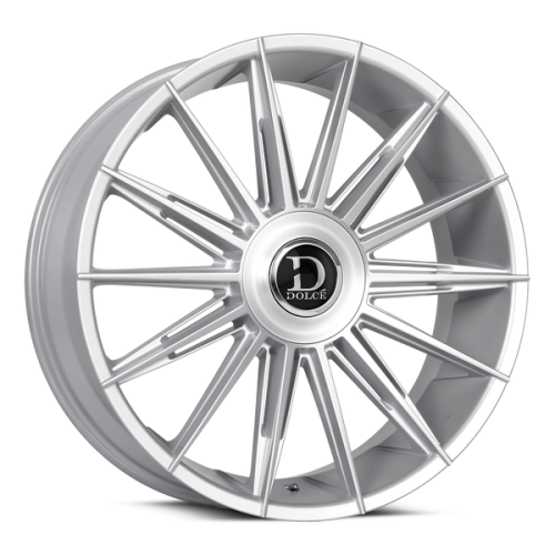 Dolce Luxury Mirelli Gloss Silver With Brushed Face