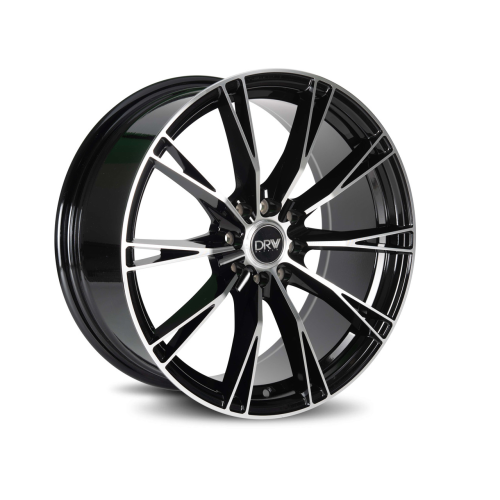 Drw D23 Gloss Black Machined Face