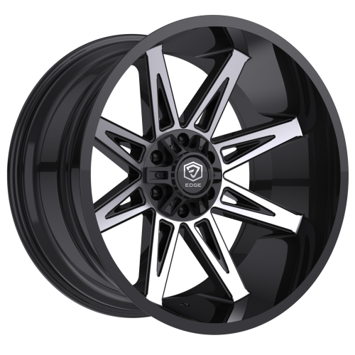 Edge Off Road 304Mb Gloss Black w/ Machined Face - Part Number 304MB-2106812 Edge Off Road 304Mb Gloss Black w/ Machined Face Photo