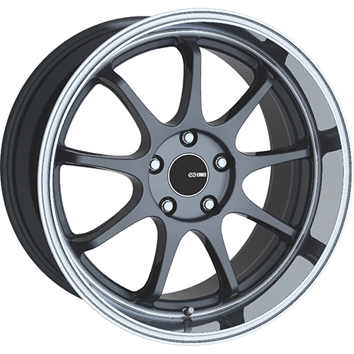 Enkei Tenjin 478 Gunmetal W/ Machined Lip - Part Number 478-780-8035GM Enkei Tenjin 478 Gunmetal W/ Machined Lip Photo