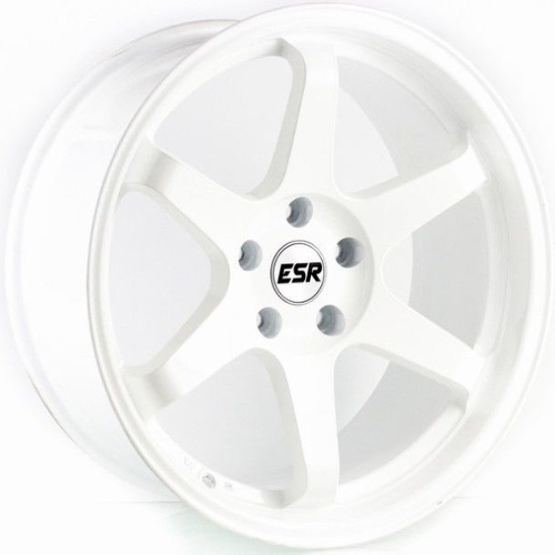 ESR SR07 Gloss White - Part Number 99551422 SR07WHT 5X112 ESR SR07 Gloss White Photo