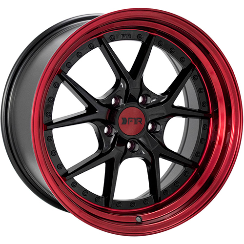 F1R F105 Black W/ Red Lip - Part Number F10518955114BKR25 F1R F105 Black W/ Red Lip Photo