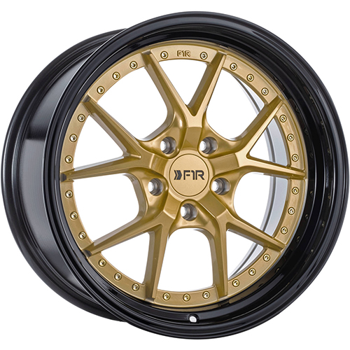 F1R F105 Gold W/ Black Lip - Part Number F10518855114GBK38 F1R F105 Gold W/ Black Lip Photo