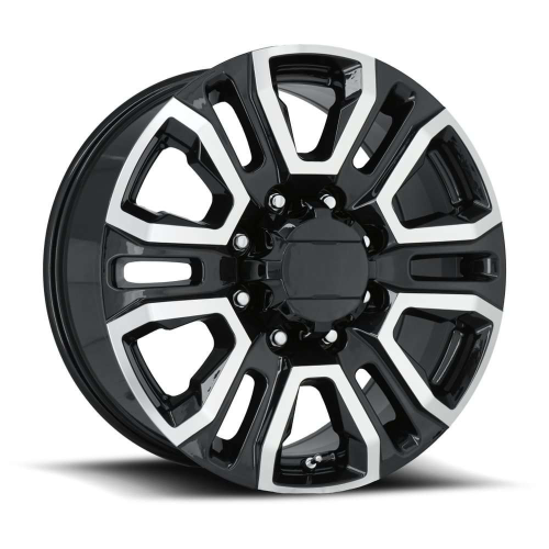 Factory Reproductions Fr 275 - Gmc Denali 2500 Replica Wheels Black Machined Face - Part Number 275085478007 Factory Reproductions Fr 275 - Gmc Denali 2500 Replica Wheels Black Machined Face Photo