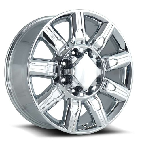 Factory Reproductions Fr 276 - Gmc At4 2500 Replica Wheels Chrome - Part Number 2.76085E+11 Factory Reproductions Fr 276 - Gmc At4 2500 Replica Wheels Chrome Photo