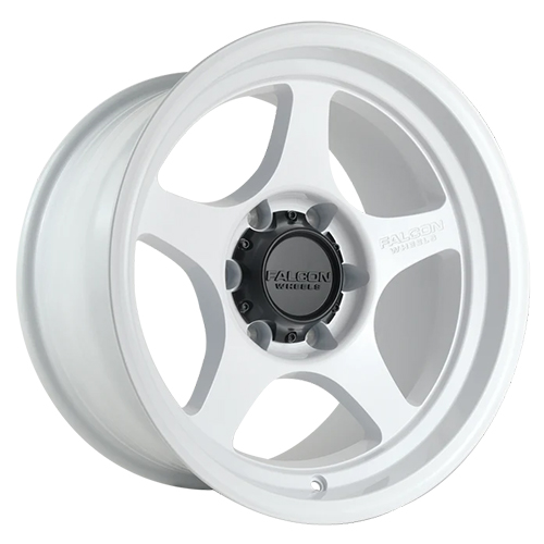 Falcon Wheels T2 Gloss White - Part Number T2-7983-12-WHT Falcon Wheels T2 Gloss White Photo