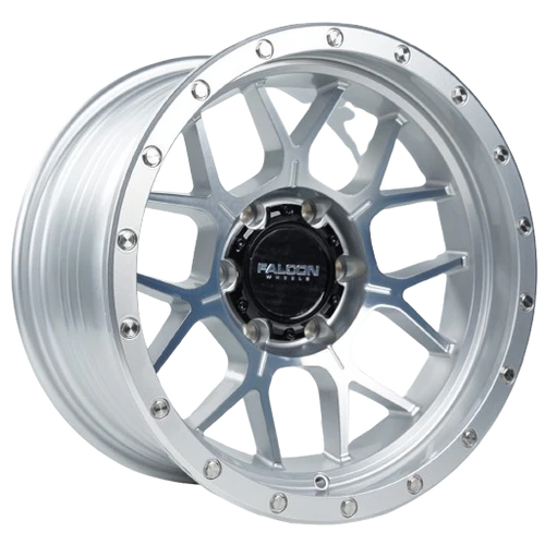 Falcon Wheels TX Titan Silver With Machined Face Photo