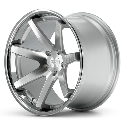 Ferrada FR1 Machined Silver W/ Chrome Lip Photo
