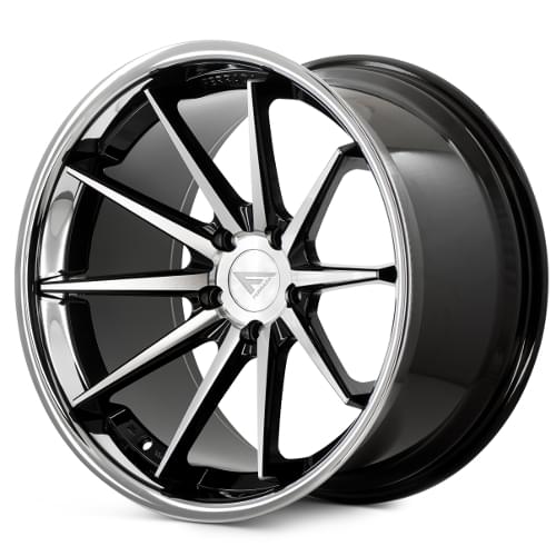 Ferrada FR4 Machined Black W/ Chrome Lip Photo