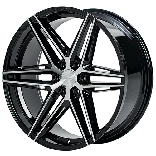 Ferrada FT4 Black W/ Machined Face - Part Number FT422956135MA25 Ferrada FT4 Black W/ Machined Face Photo