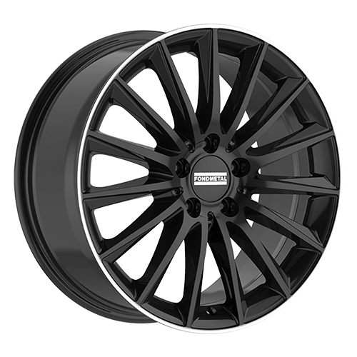 Fondmetal Aidon Gloss Black W/ Machined Lip