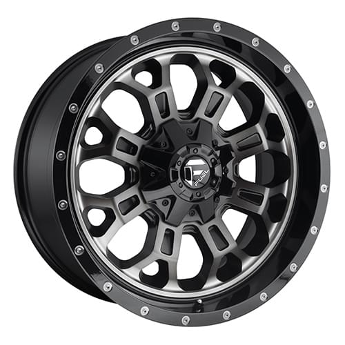 Fuel Offroad Crush D561 Gloss Black W/ Machined Face DDT Photo