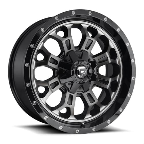 Fuel Offroad Crush D268 Black W/ Machined Face DDT Photo